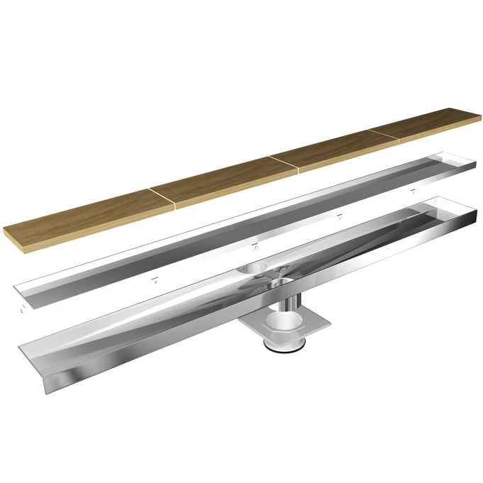 Stainless steel channel floor grate