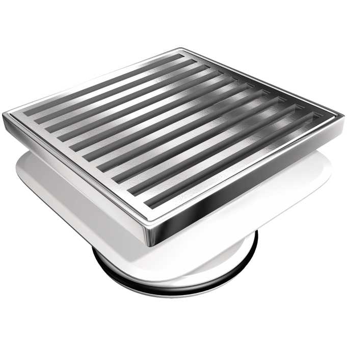Stainless steel floor grate